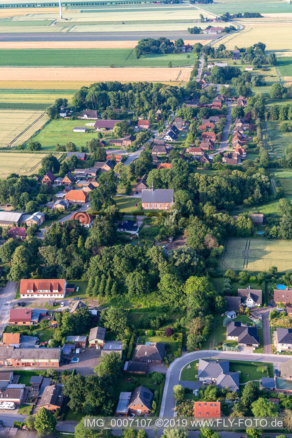 Luftaufnahme von Barlt im Bundesland Schleswig-Holstein, Deutschland