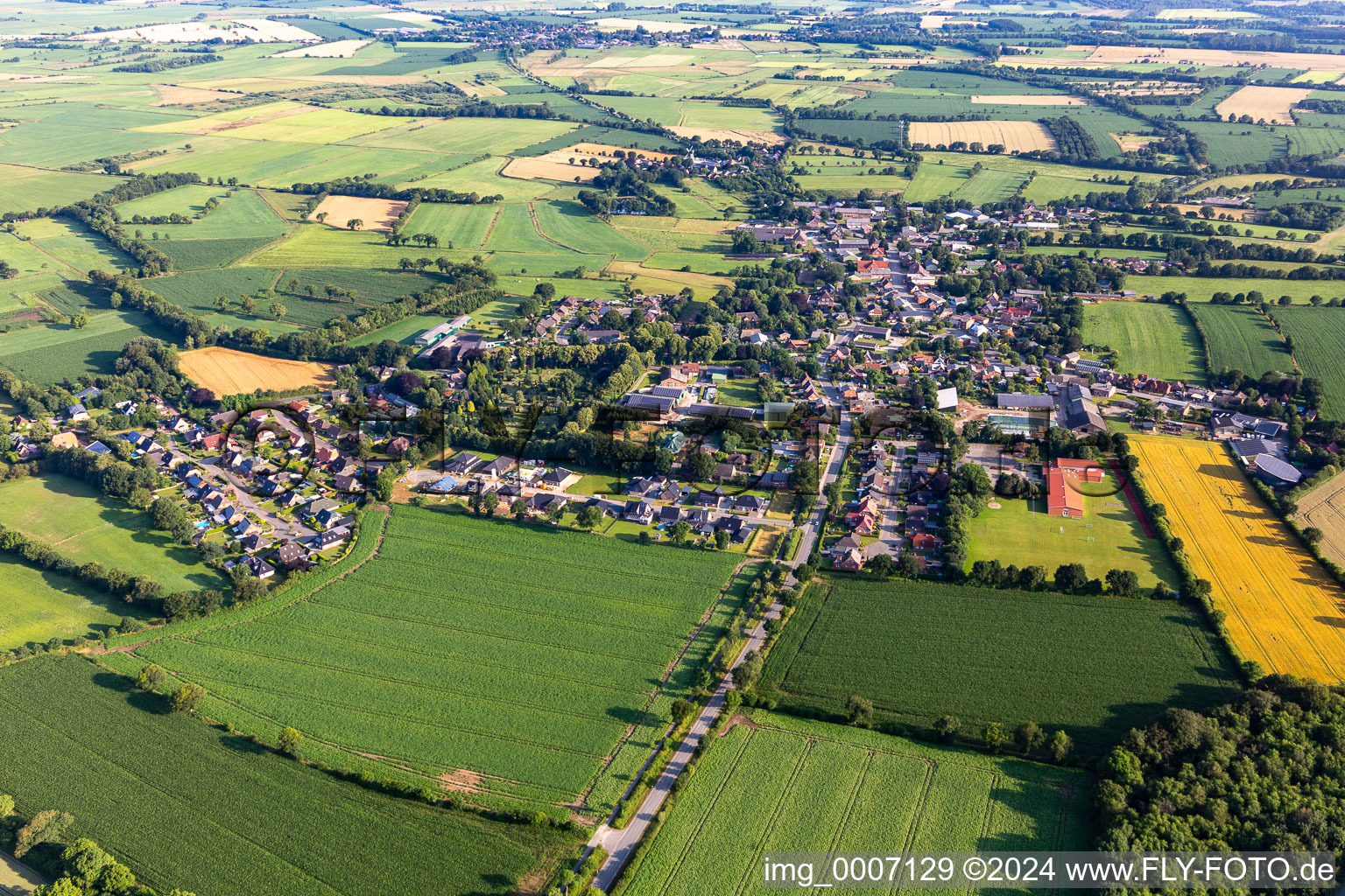 Süderhastedt im Bundesland Schleswig-Holstein, Deutschland