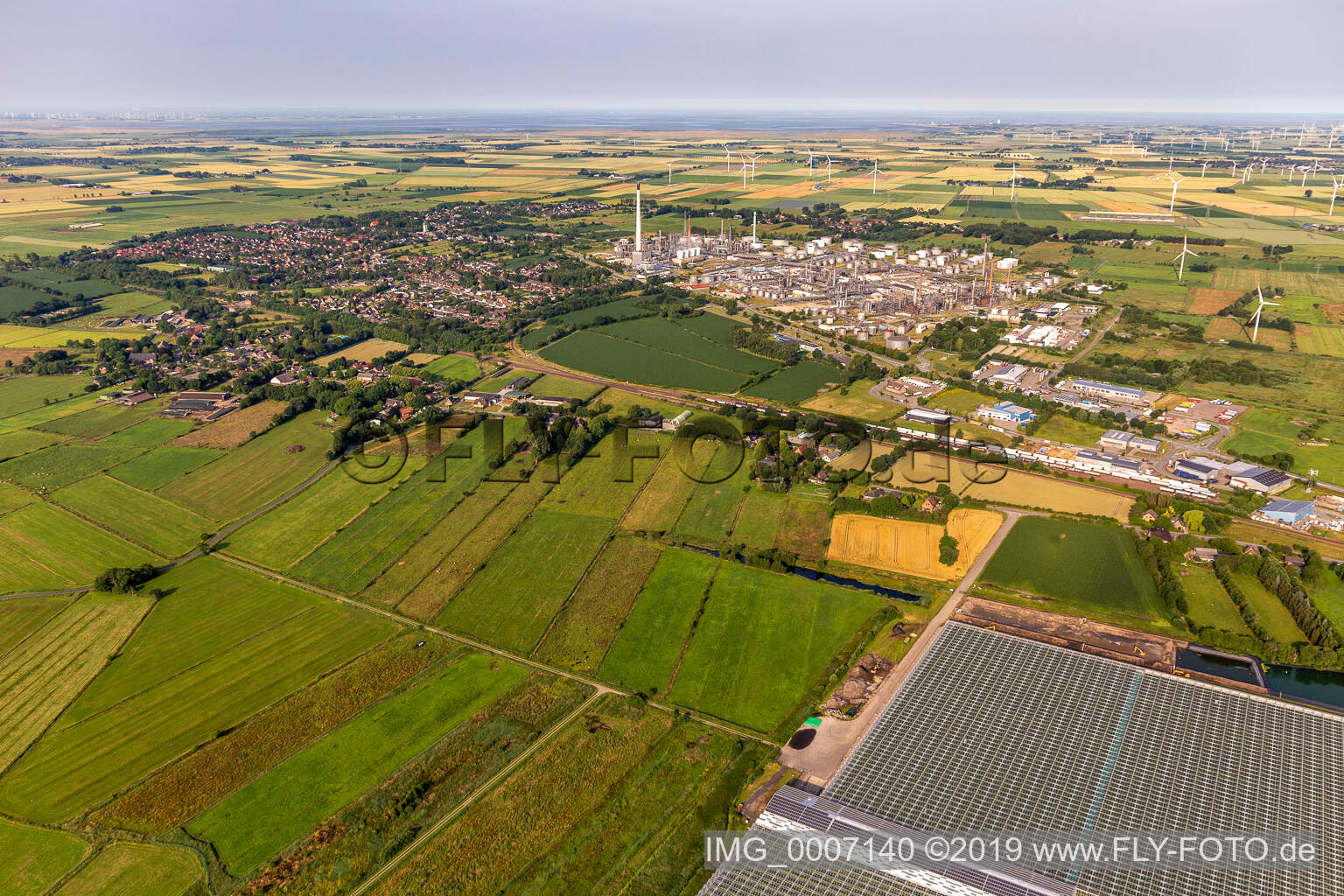 Raffinerie Heide in Hemmingstedt im Bundesland Schleswig-Holstein, Deutschland