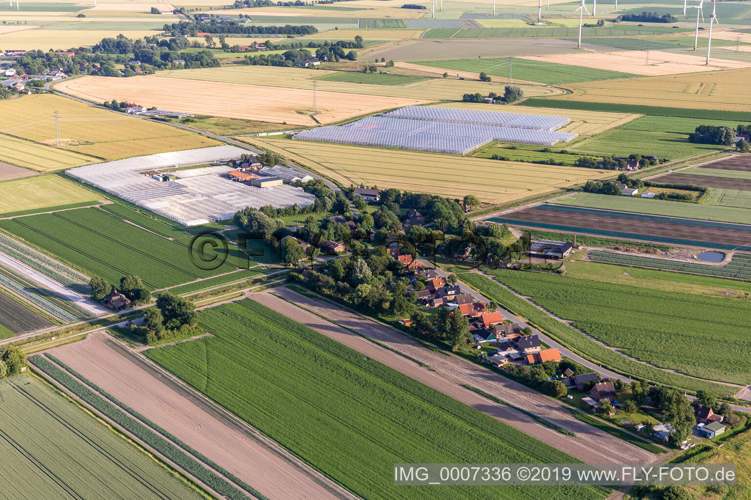 Luftbild von Schülperweide im Bundesland Schleswig-Holstein, Deutschland