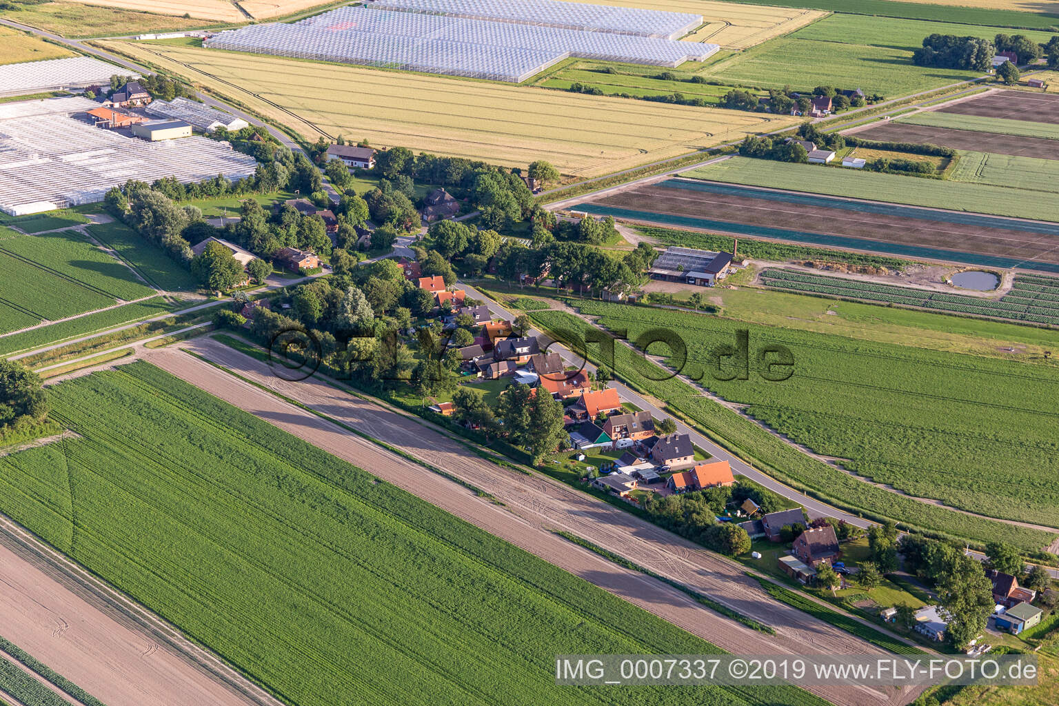 Luftaufnahme von Schülperweide im Bundesland Schleswig-Holstein, Deutschland