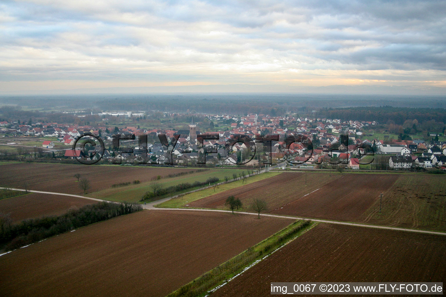Ortsteil Schaidt in Wörth am Rhein im Bundesland Rheinland-Pfalz, Deutschland
