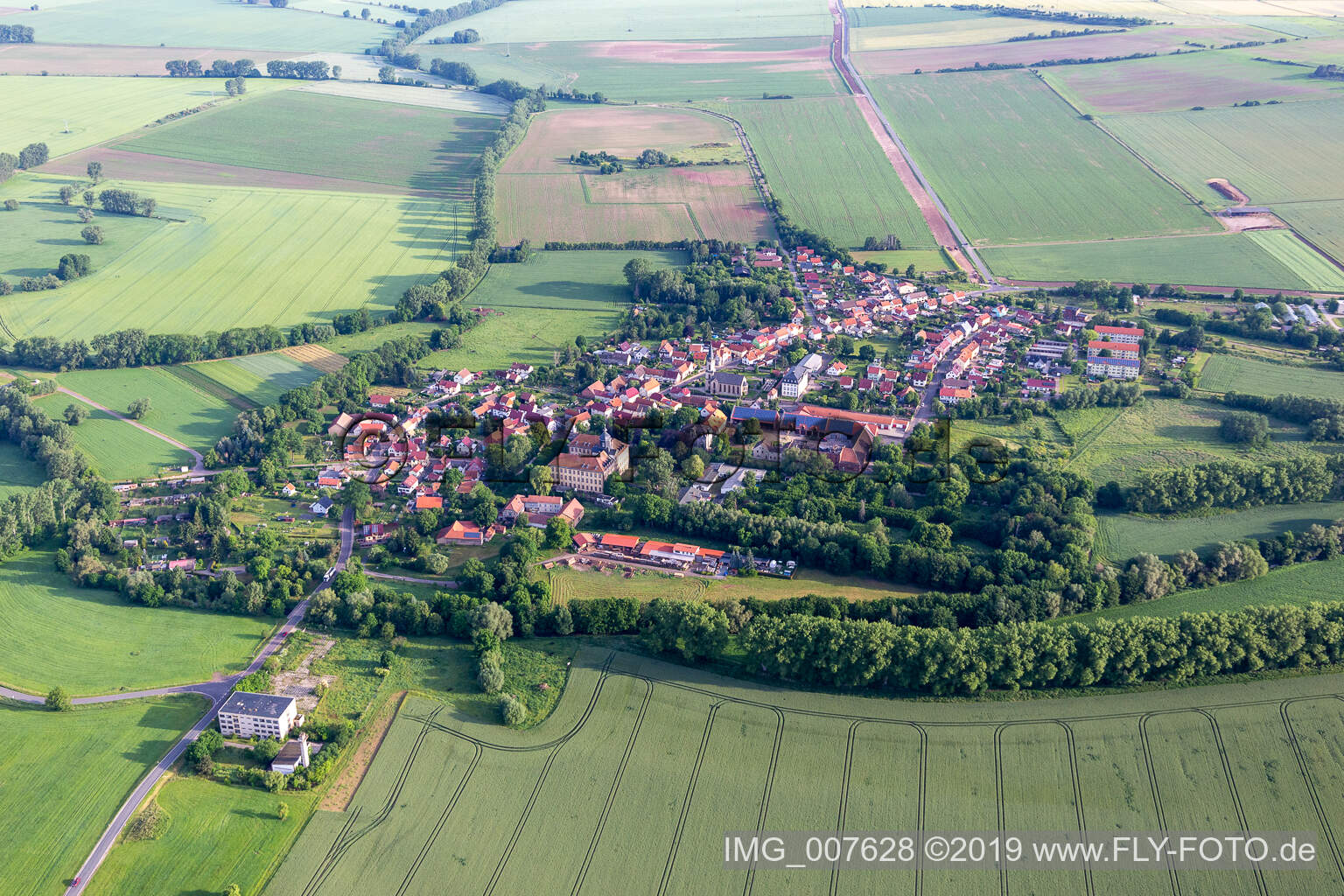 Luftbild von Friedrichswerth im Bundesland Thüringen, Deutschland