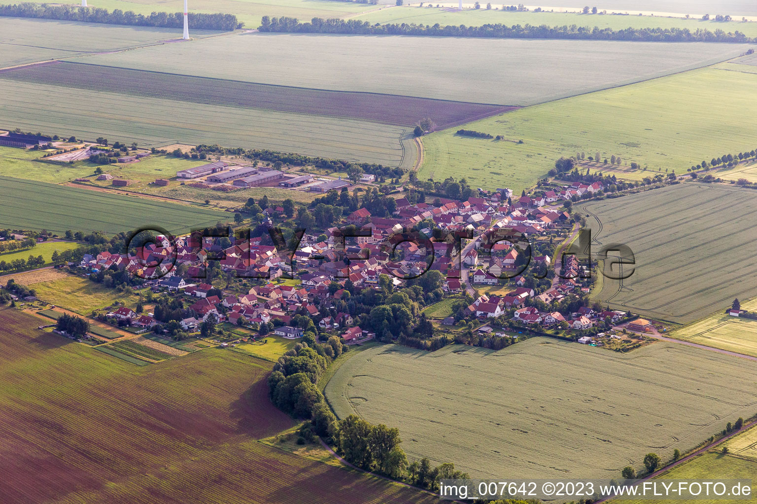 Luftbild von Nessetal im Bundesland Thüringen, Deutschland