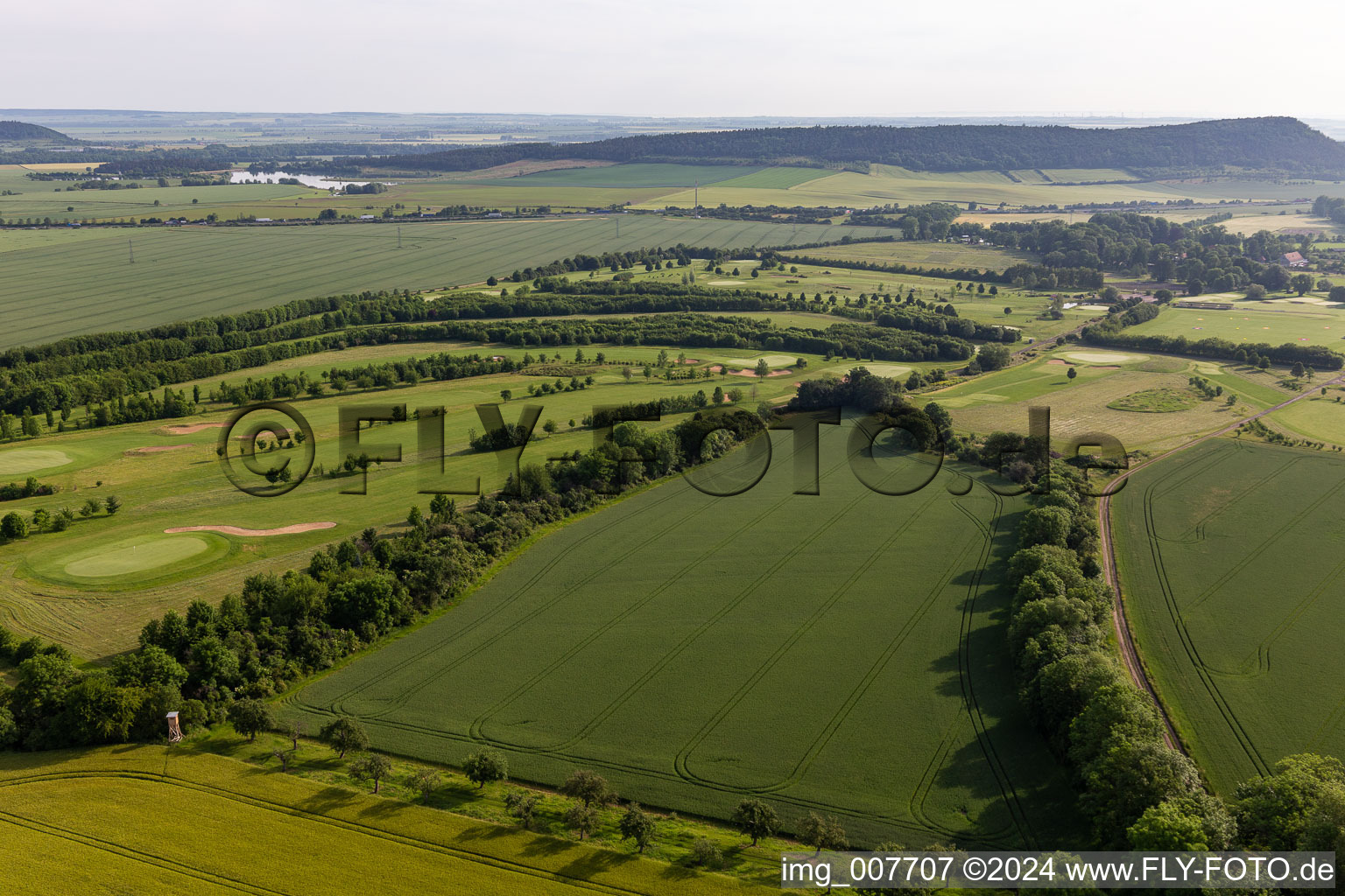 Thüringer Golfclub Drei Gleichen Mühlberg e.V im Bundesland Thüringen, Deutschland aus der Luft