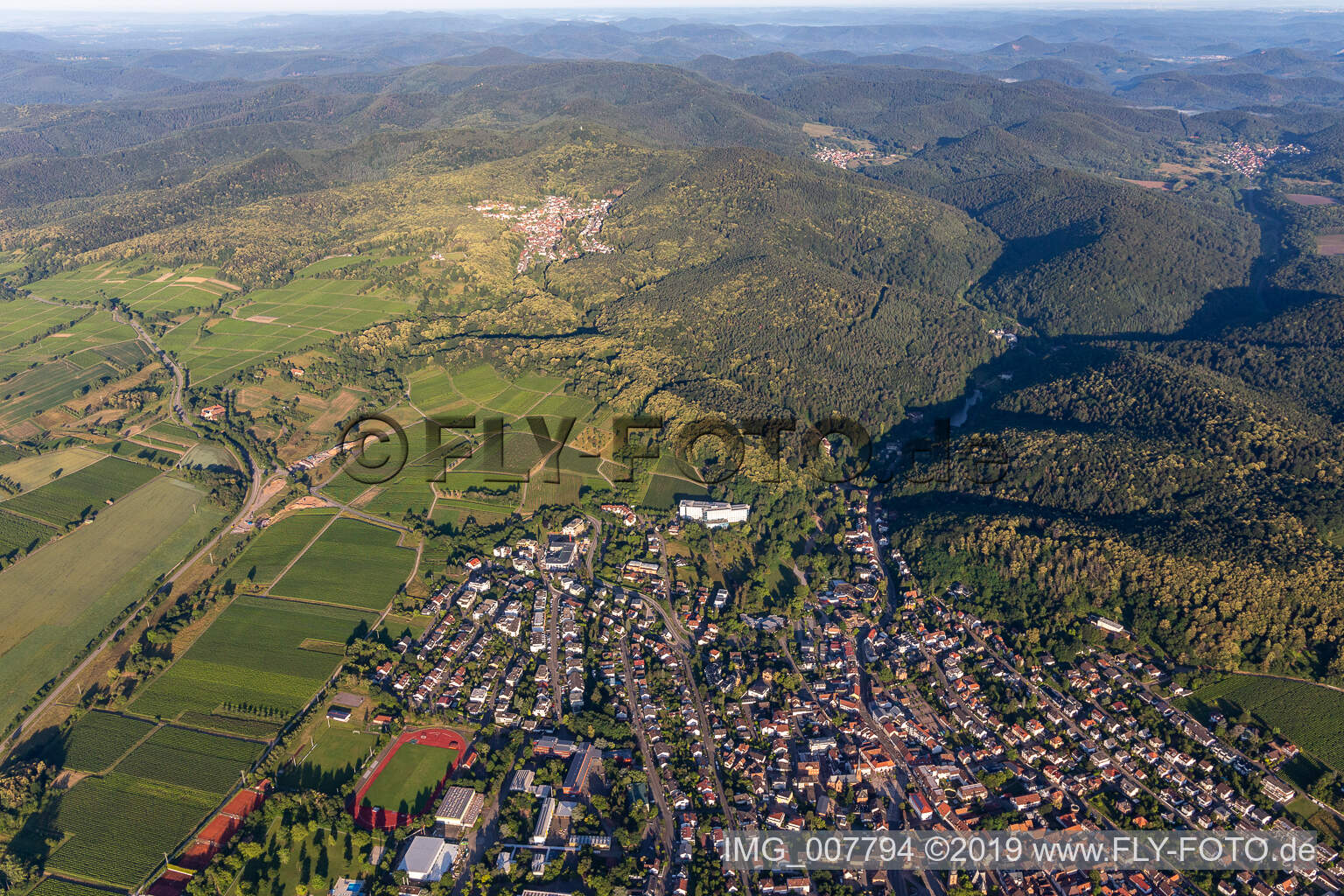 Bad Bergzabern im Bundesland Rheinland-Pfalz, Deutschland