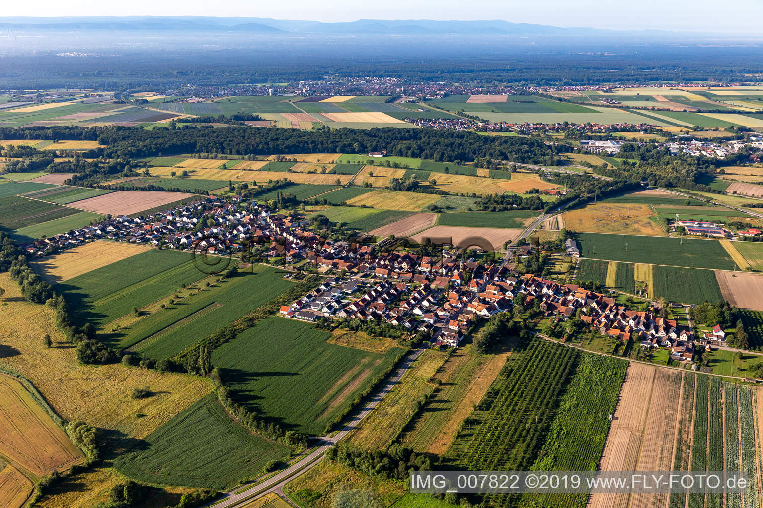 Erlenbach bei Kandel im Bundesland Rheinland-Pfalz, Deutschland