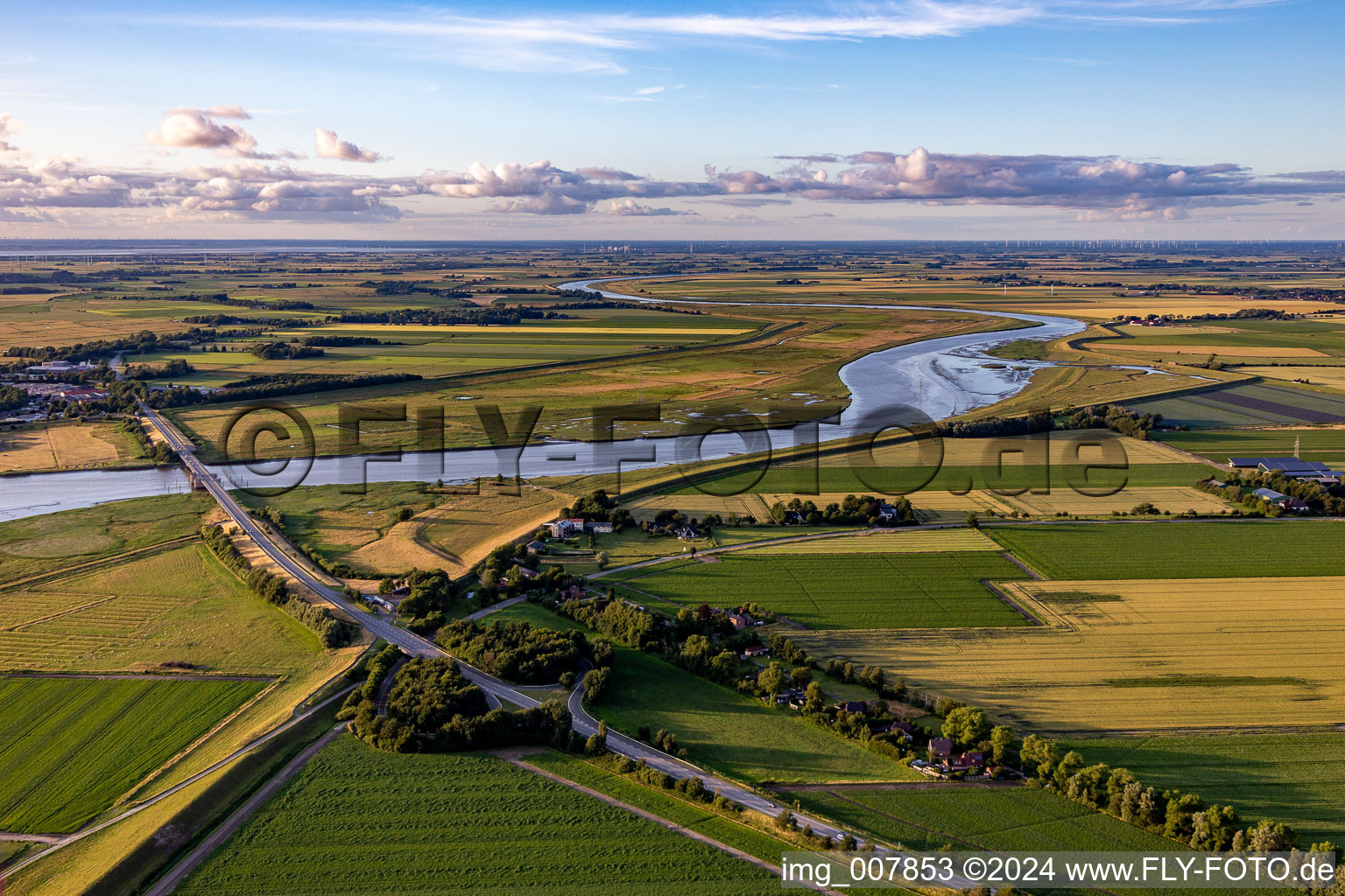 Eiderbrücke bei Tönning im Bundesland Schleswig-Holstein, Deutschland