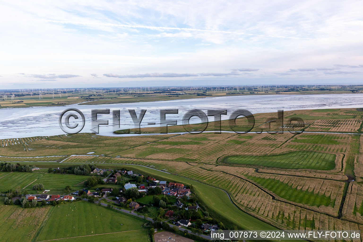 Tönning im Bundesland Schleswig-Holstein, Deutschland aus der Luft betrachtet