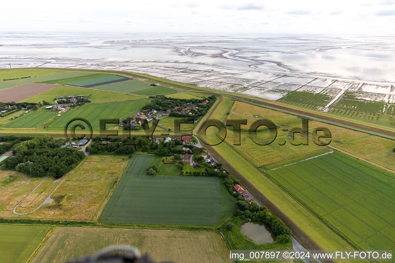 Westerkoog im Bundesland Schleswig-Holstein, Deutschland