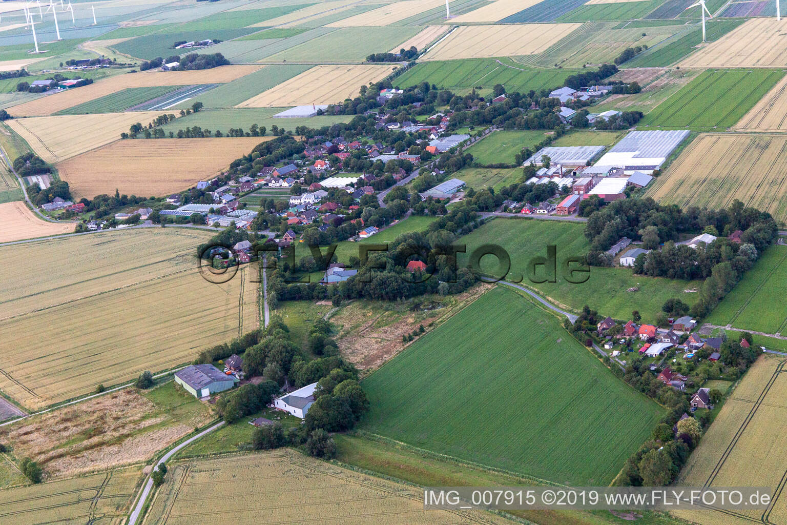 Schülp im Bundesland Schleswig-Holstein, Deutschland von oben
