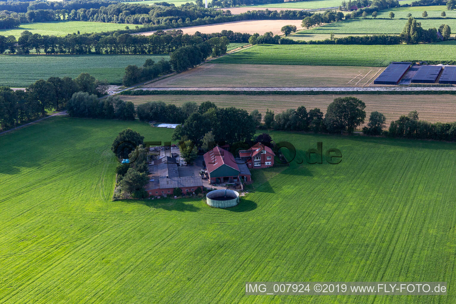 Luftbild von Hochmoor im Bundesland Nordrhein-Westfalen, Deutschland