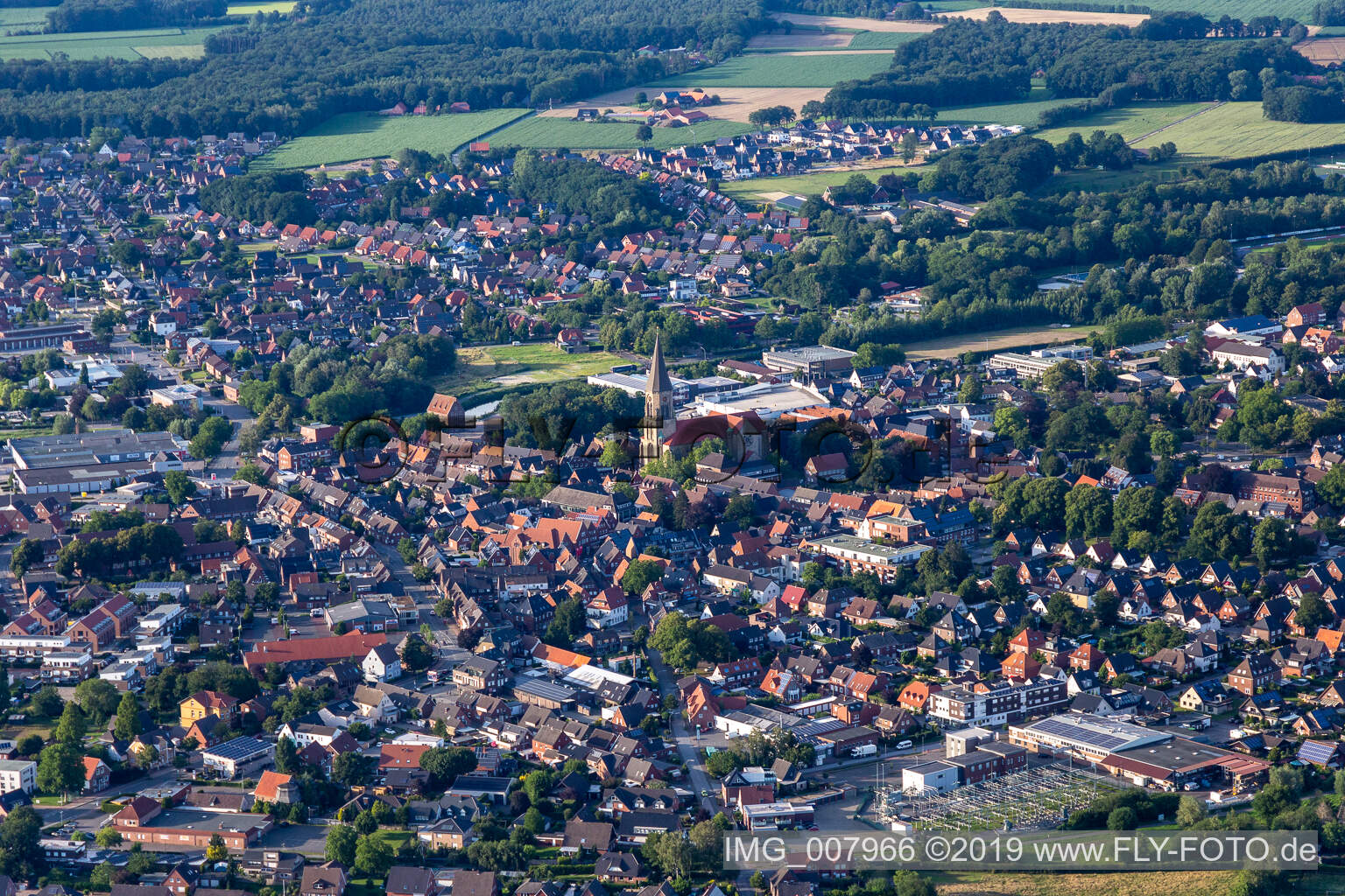 Luftbild von Stadtlohn im Bundesland Nordrhein-Westfalen, Deutschland