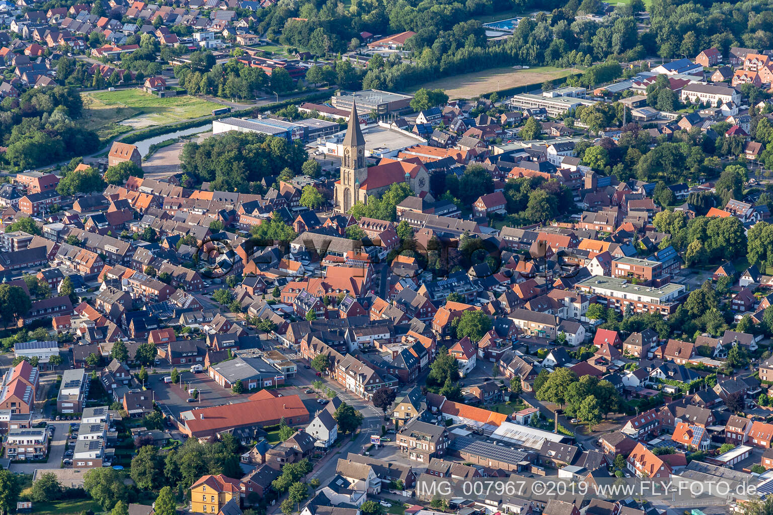 Luftaufnahme von Stadtlohn im Bundesland Nordrhein-Westfalen, Deutschland