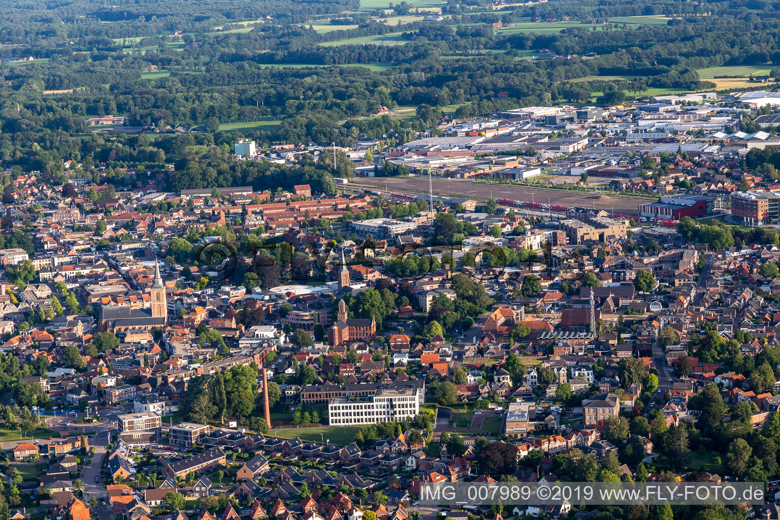 Winterswijk im Bundesland Gelderland, Niederlande von oben gesehen