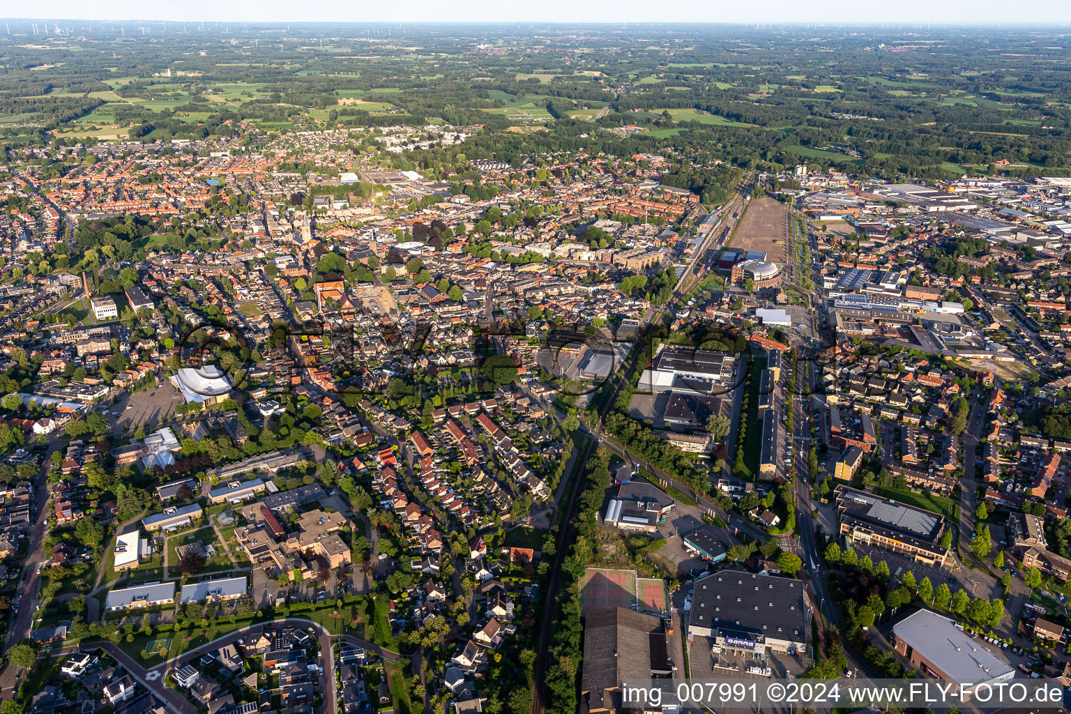 Stadtansicht des Innenstadtbereiches in Winterswijk in Gelderland, Niederlande