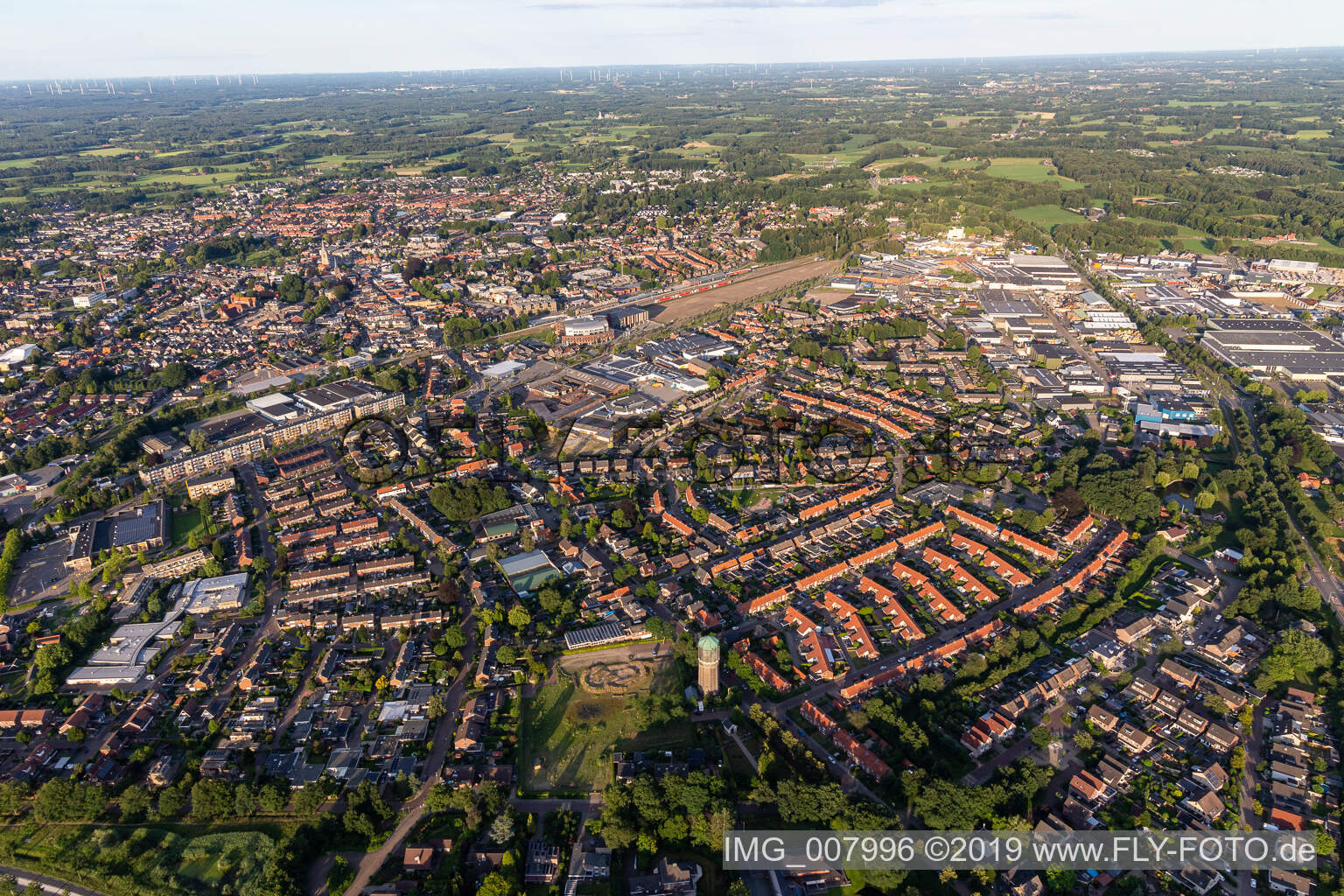 Winterswijk im Bundesland Gelderland, Niederlande aus der Luft betrachtet
