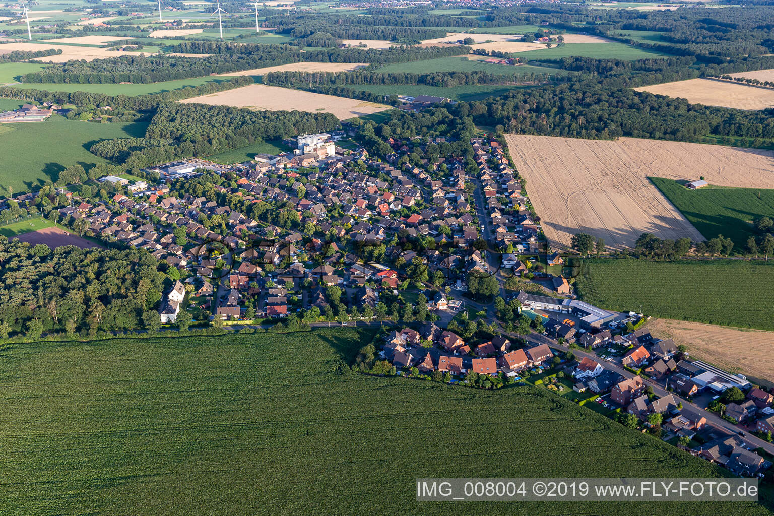 Luftbild von Barlo im Bundesland Nordrhein-Westfalen, Deutschland