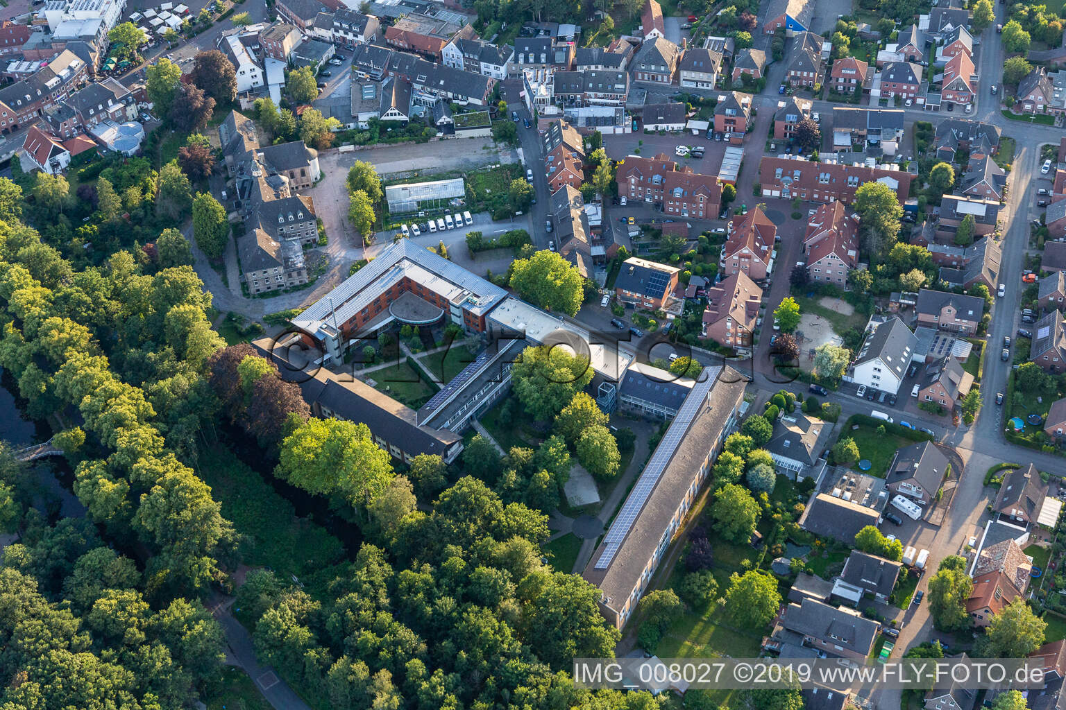 Luftbild von Akademie Klausenhof in Rhede im Bundesland Nordrhein-Westfalen, Deutschland