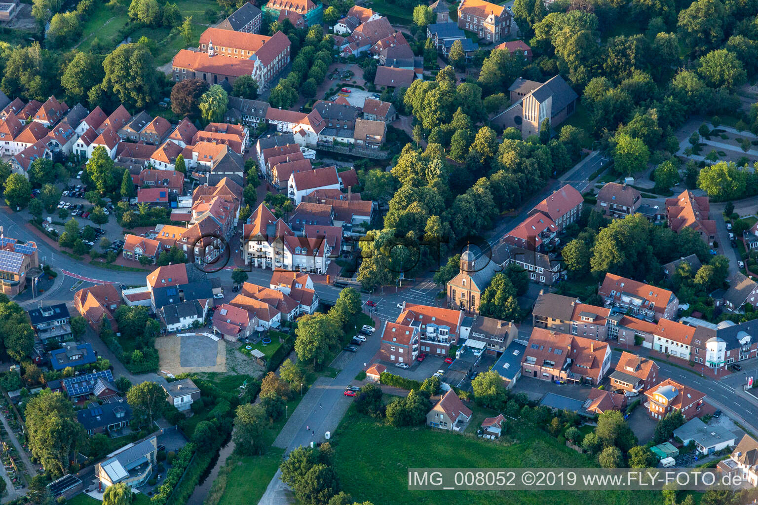 Luftaufnahme von Gemen im Bundesland Nordrhein-Westfalen, Deutschland