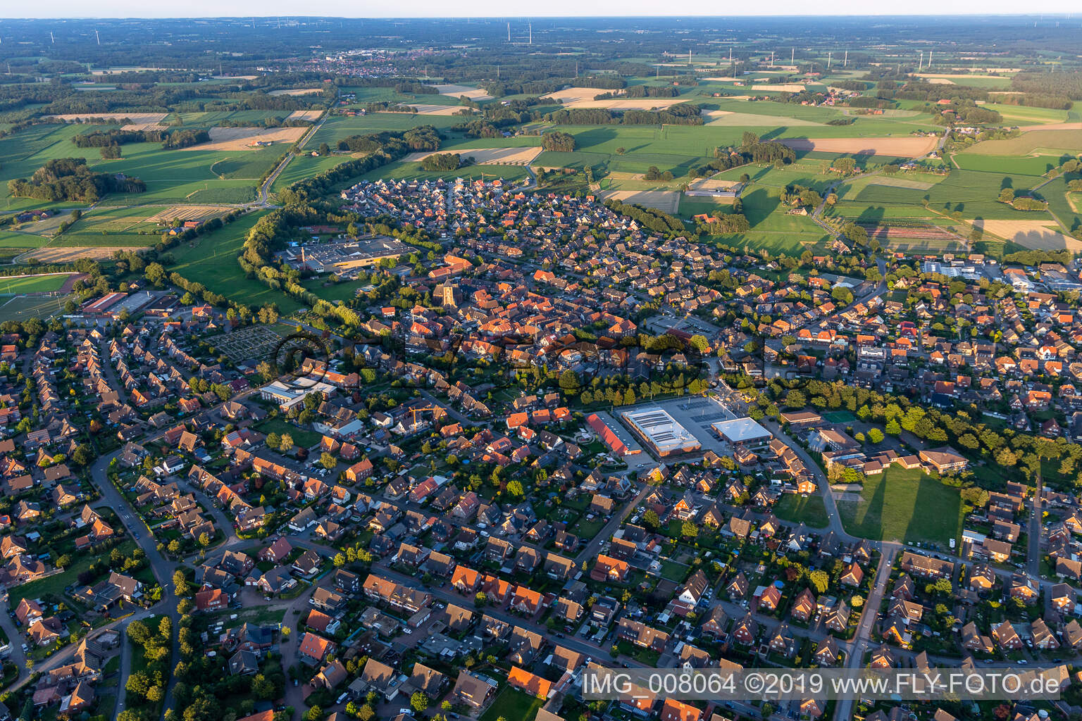 Luftaufnahme von Ramsdorf im Bundesland Nordrhein-Westfalen, Deutschland