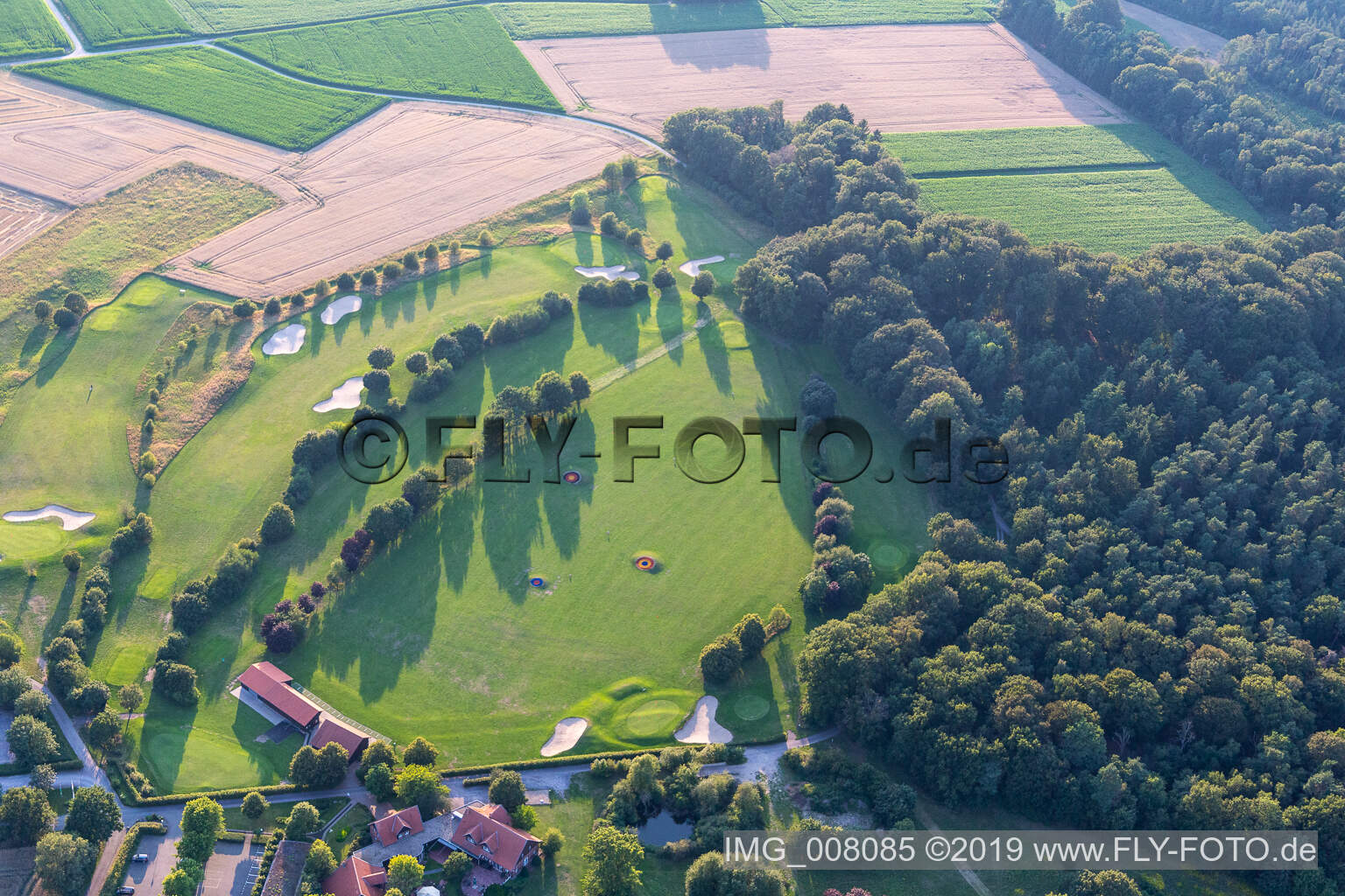 Golf- und Landclub Coesfeld e.V im Bundesland Nordrhein-Westfalen, Deutschland von oben