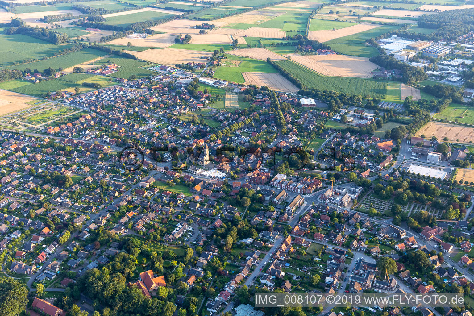 Luftbild von Lette im Bundesland Nordrhein-Westfalen, Deutschland