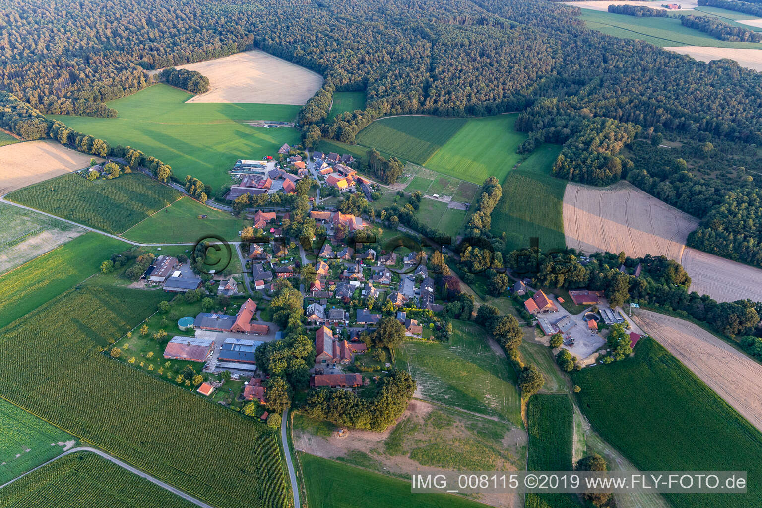 Luftbild von Holtwick im Bundesland Nordrhein-Westfalen, Deutschland