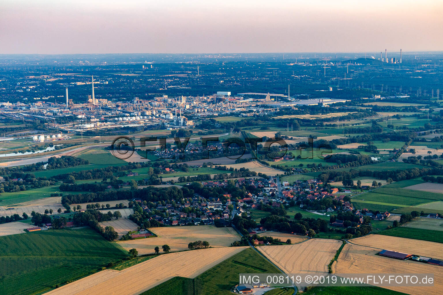 Luftbild von Lippramsdorf im Bundesland Nordrhein-Westfalen, Deutschland