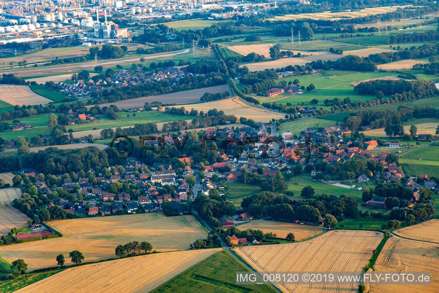 Luftaufnahme von Lippramsdorf im Bundesland Nordrhein-Westfalen, Deutschland
