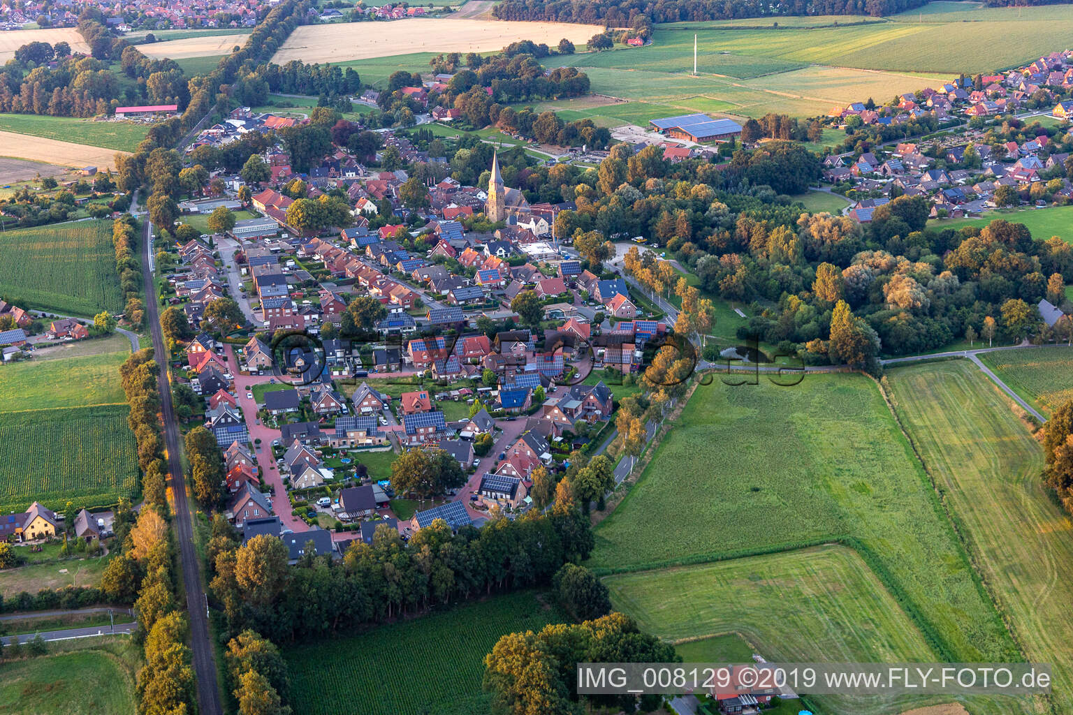 Luftbild von Klein Reken im Bundesland Nordrhein-Westfalen, Deutschland