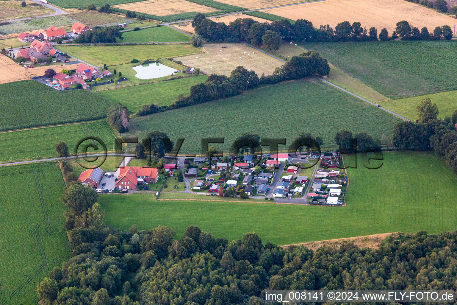 Kreiler Weg in Velen im Bundesland Nordrhein-Westfalen, Deutschland