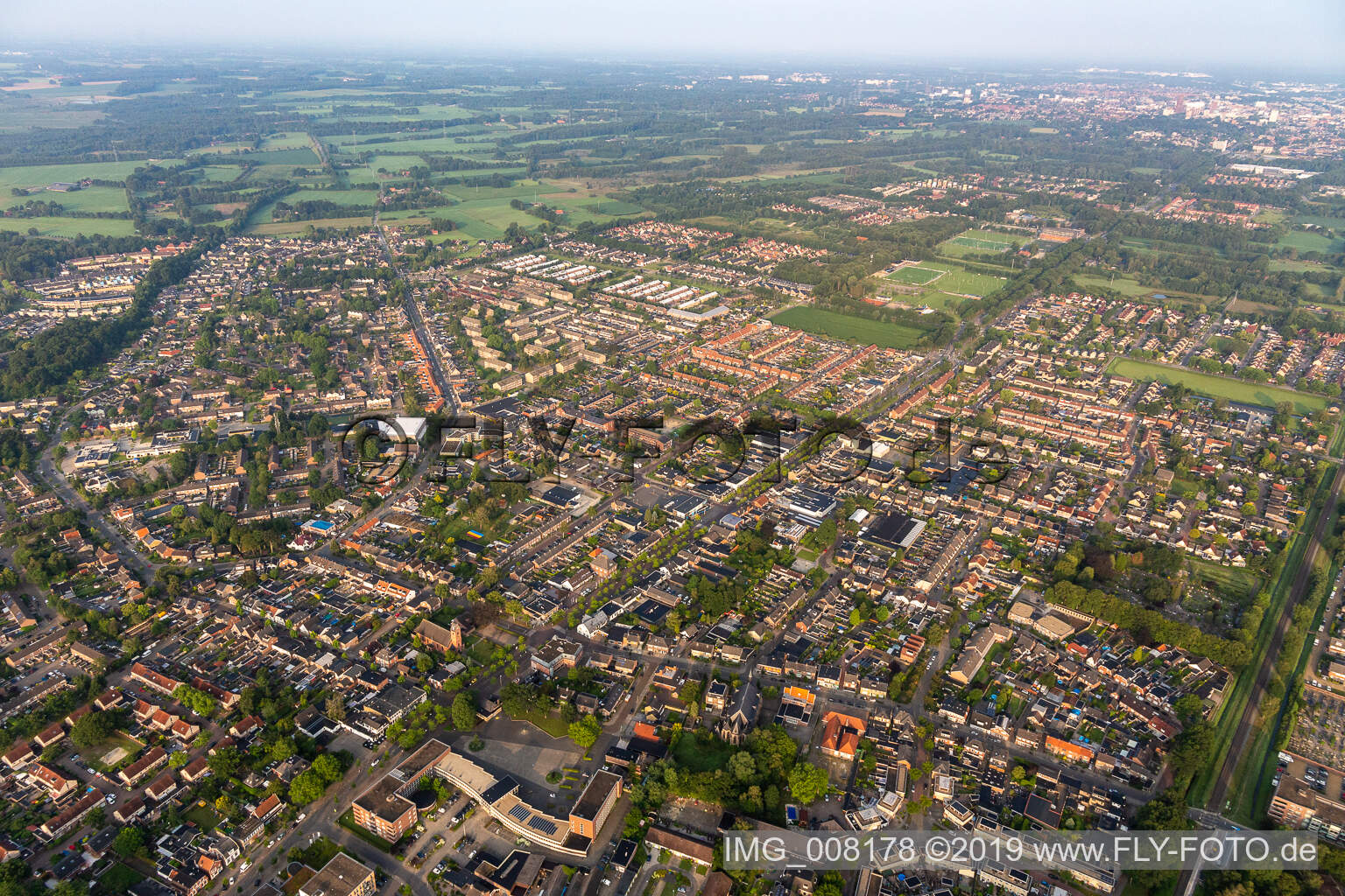 Luftaufnahme von Gronau im Bundesland Nordrhein-Westfalen, Deutschland