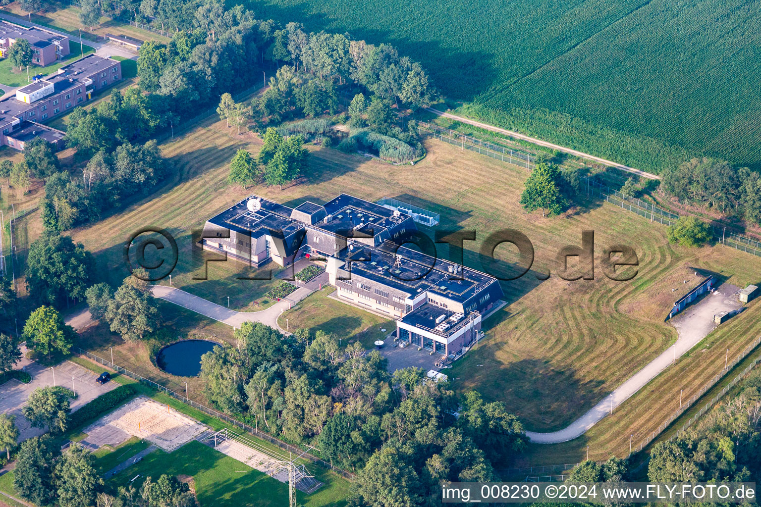 Luftbild von Kazerne Eibergen im Bundesland Gelderland, Niederlande