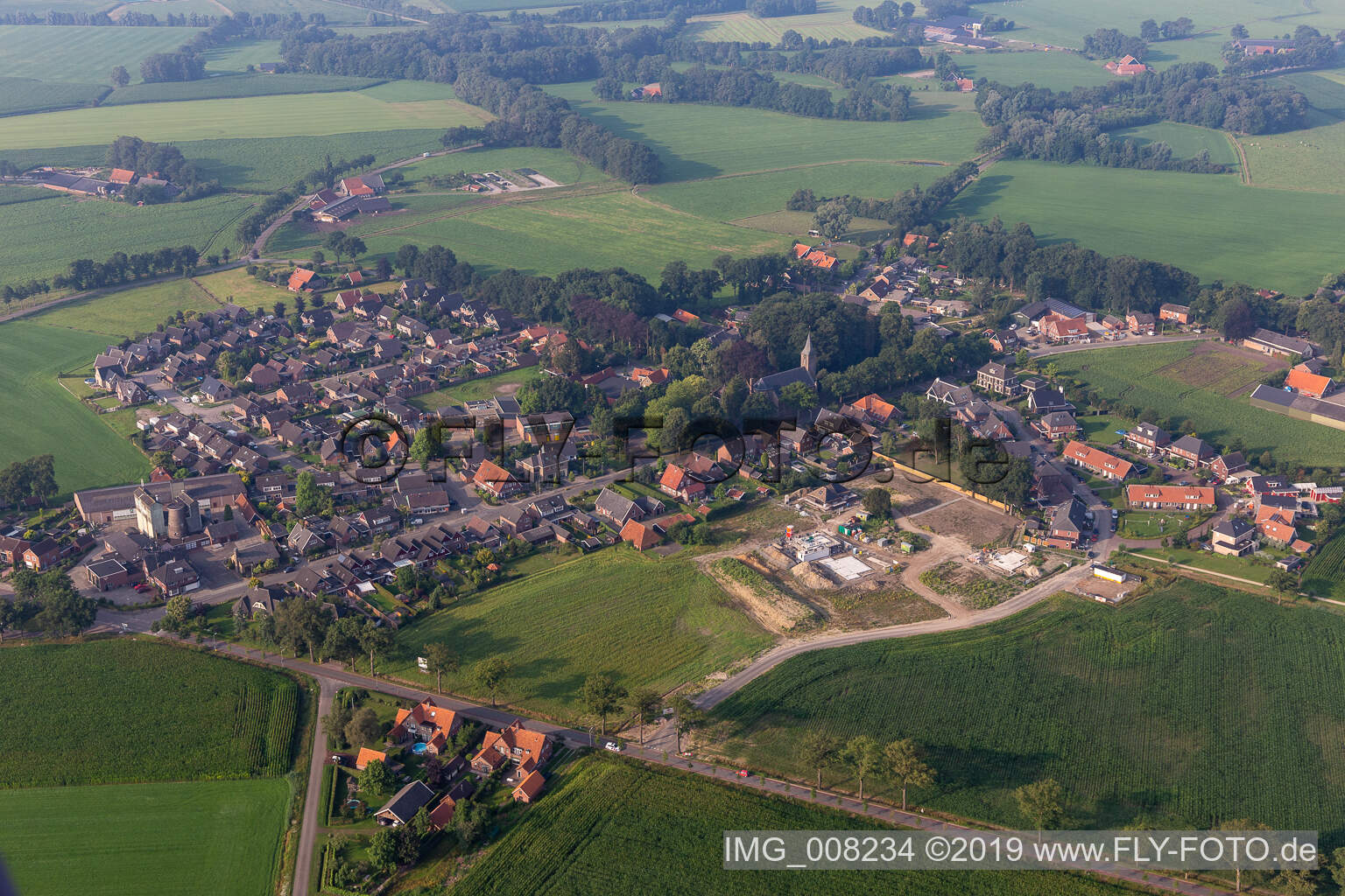 Luftbild von Winterswijk Meddo im Bundesland Gelderland, Niederlande