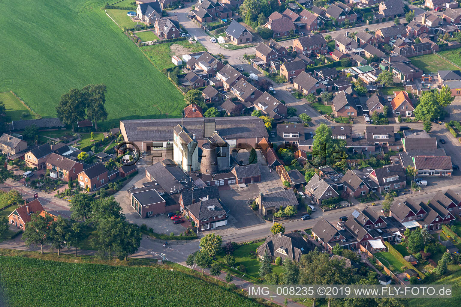 Luftaufnahme von Winterswijk Meddo im Bundesland Gelderland, Niederlande