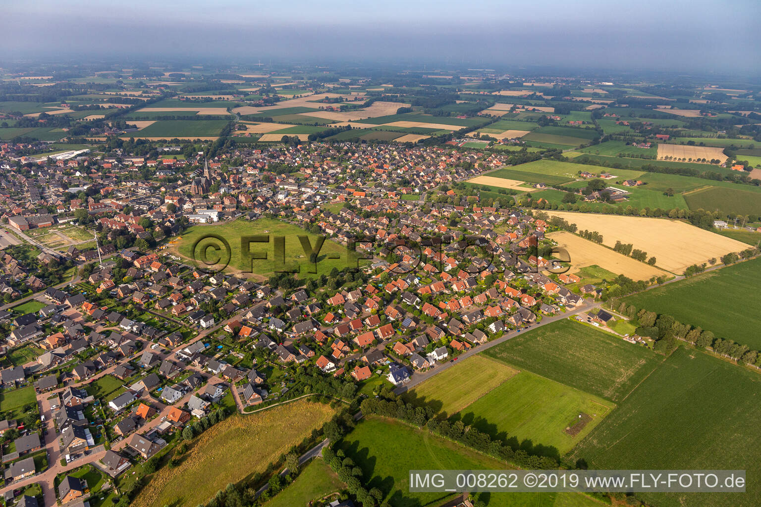 Luftbild von Weseke im Bundesland Nordrhein-Westfalen, Deutschland