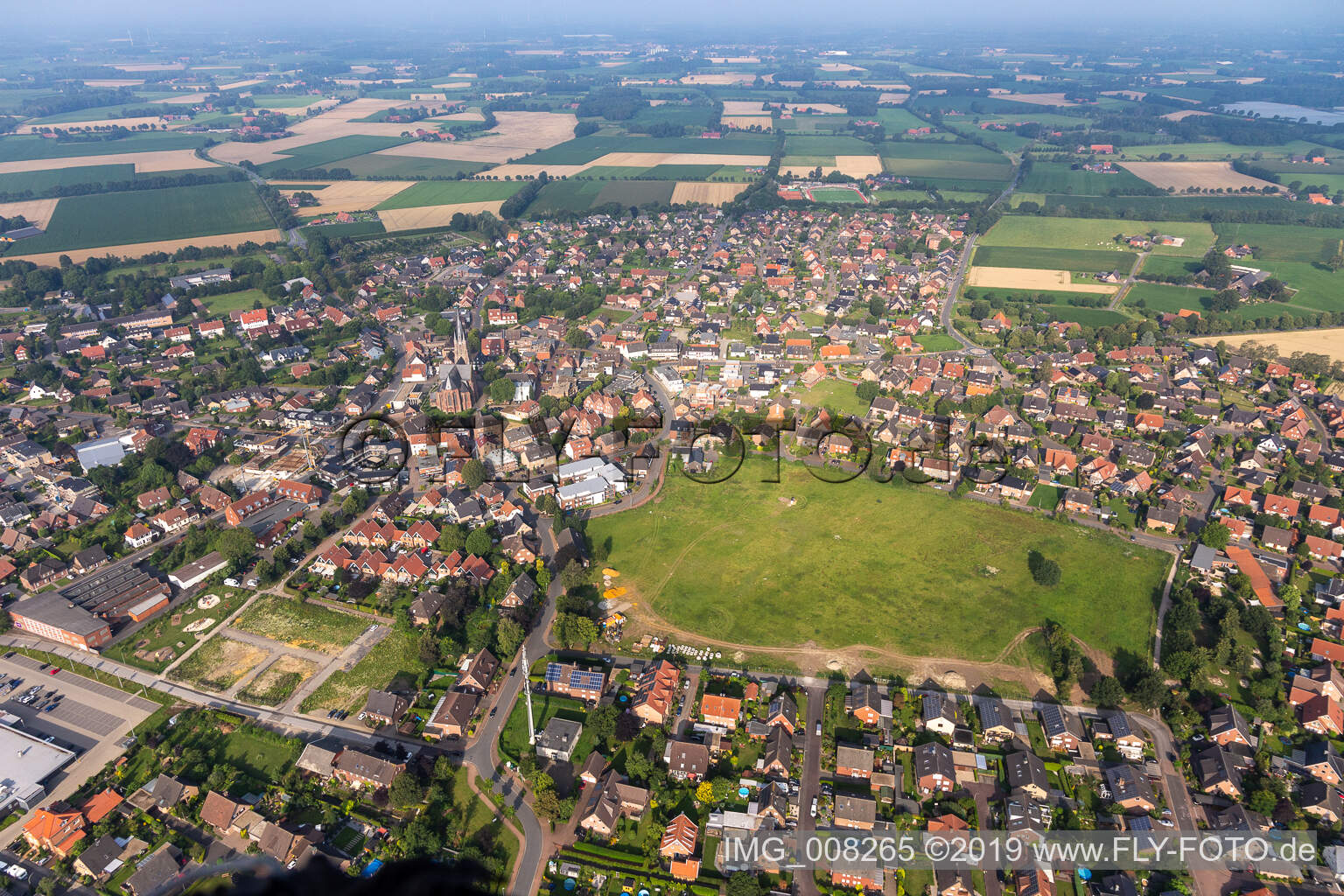 Luftaufnahme von Weseke im Bundesland Nordrhein-Westfalen, Deutschland