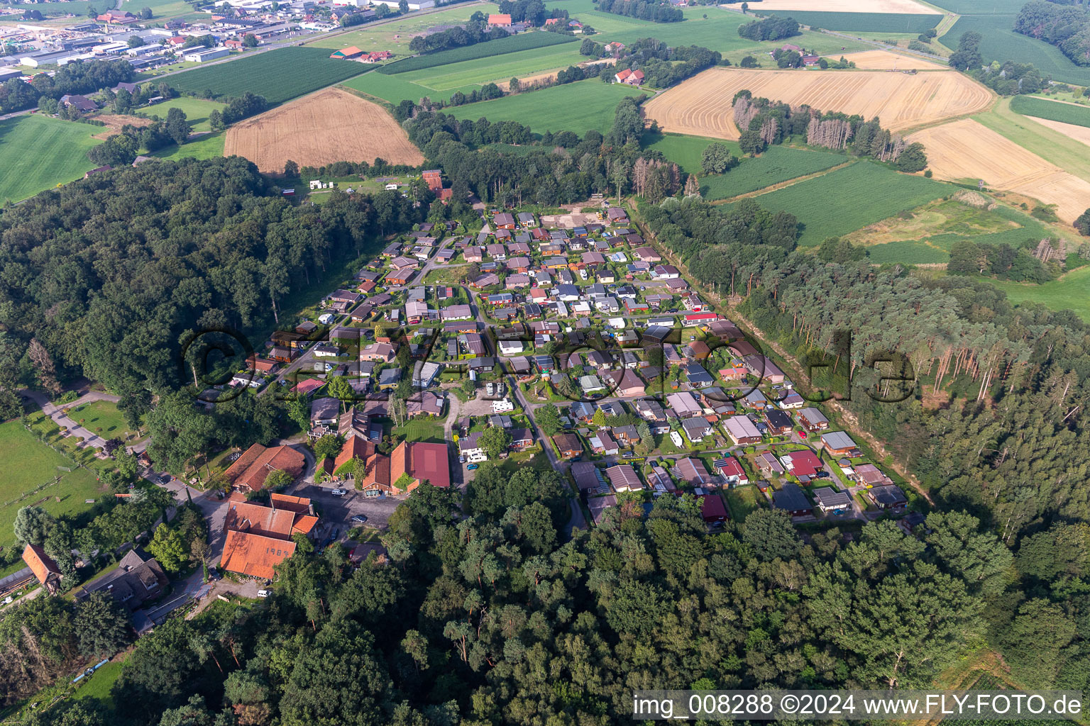 Erholungsgebiet Waldvelen, Familie ven der Buss in Velen im Bundesland Nordrhein-Westfalen, Deutschland aus der Luft