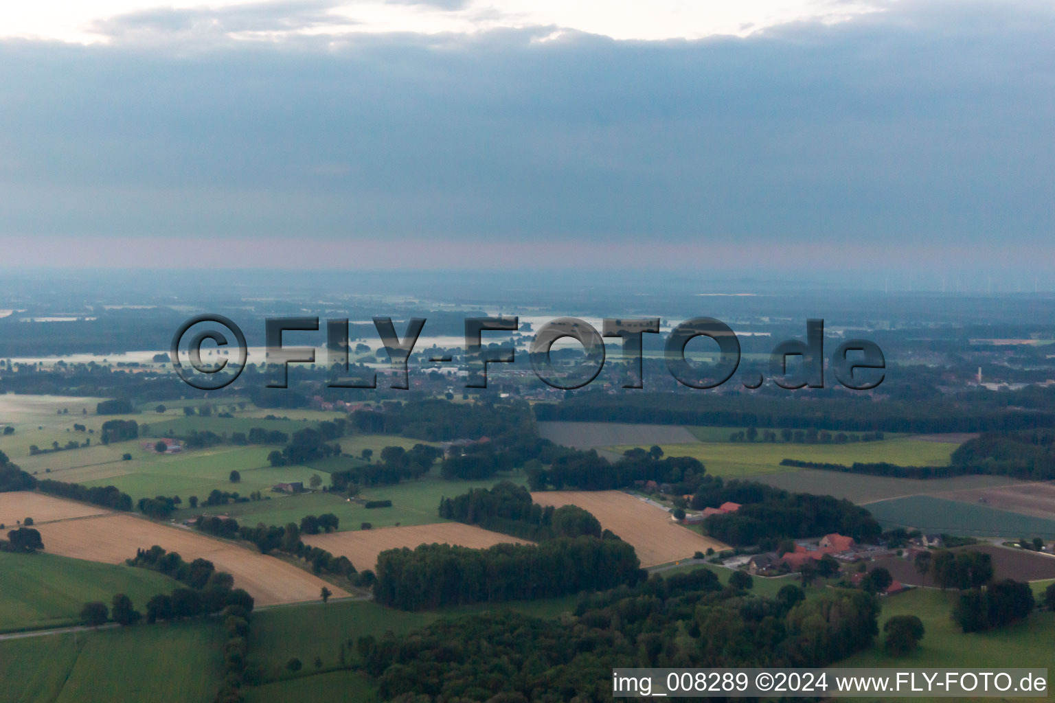 Schwarzes Venn, Sonnenaufgang in Heiden im Bundesland Nordrhein-Westfalen, Deutschland