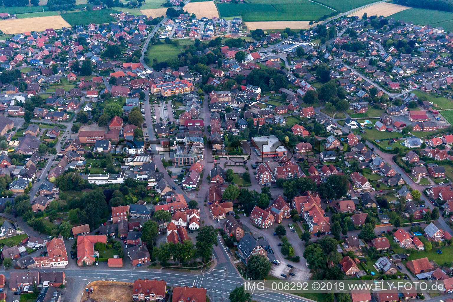 Luftaufnahme von Groß Reken im Bundesland Nordrhein-Westfalen, Deutschland
