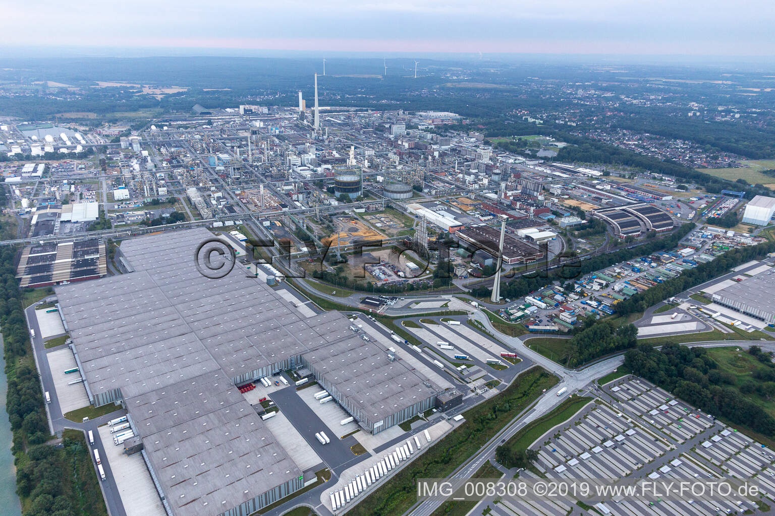 Metro Central Logistic, Chemiepark Marl im Bundesland Nordrhein-Westfalen, Deutschland