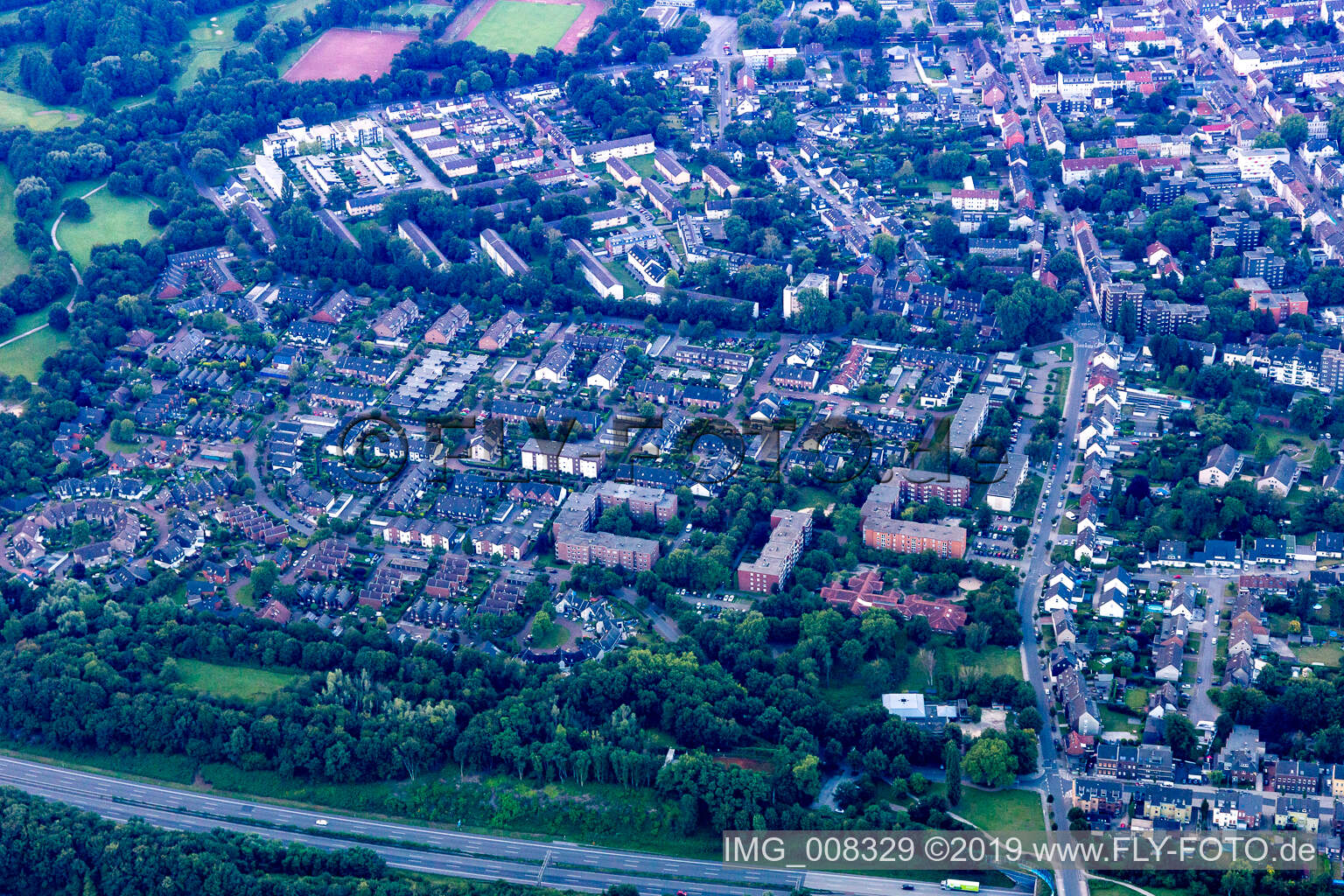 Luftbild von Erle im Bundesland Nordrhein-Westfalen, Deutschland