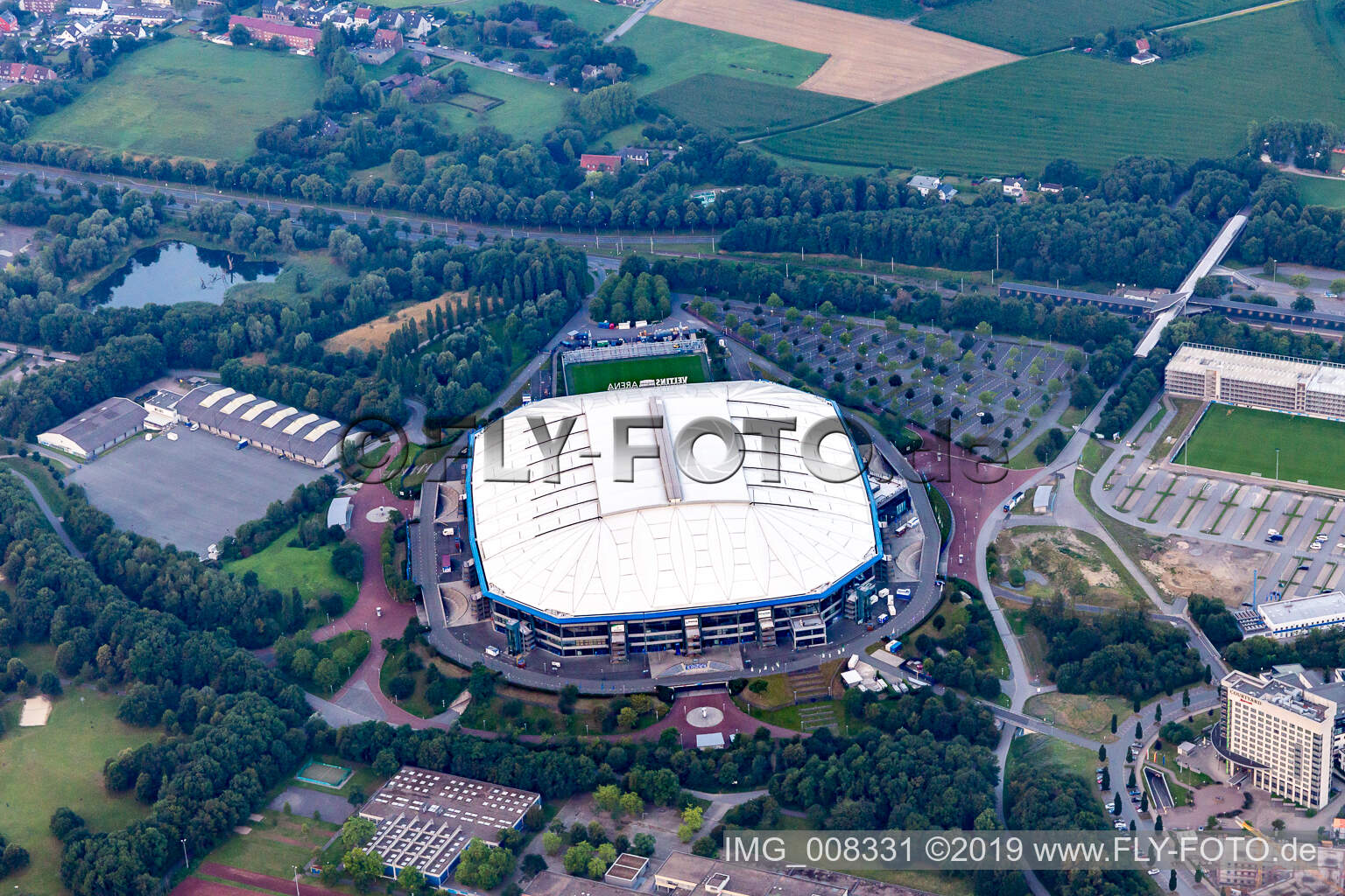 Veltlins Arena in Gelsenkirchen im Bundesland Nordrhein-Westfalen, Deutschland