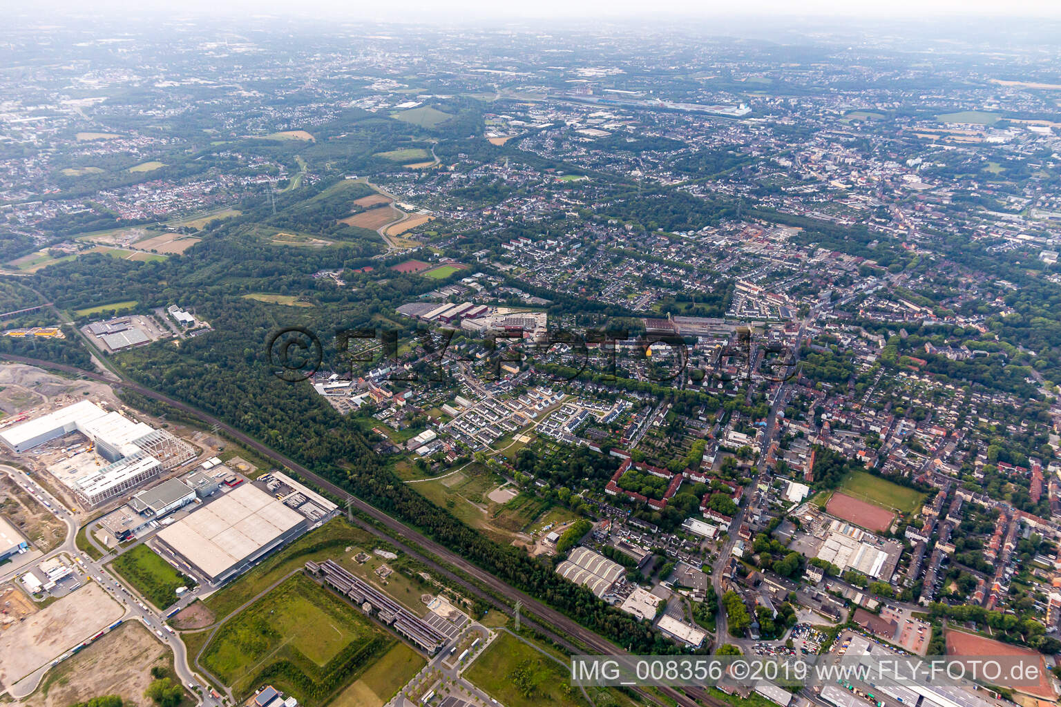 Luftbild von Ückendorf im Bundesland Nordrhein-Westfalen, Deutschland