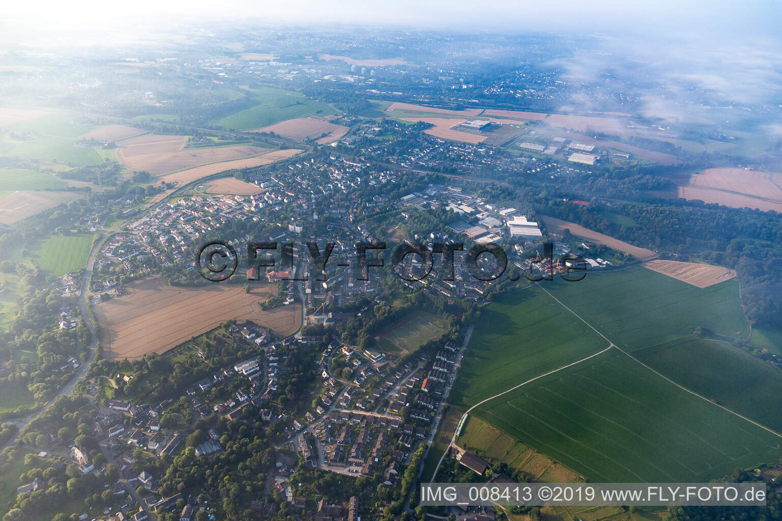 Luftbild von Haan im Bundesland Nordrhein-Westfalen, Deutschland