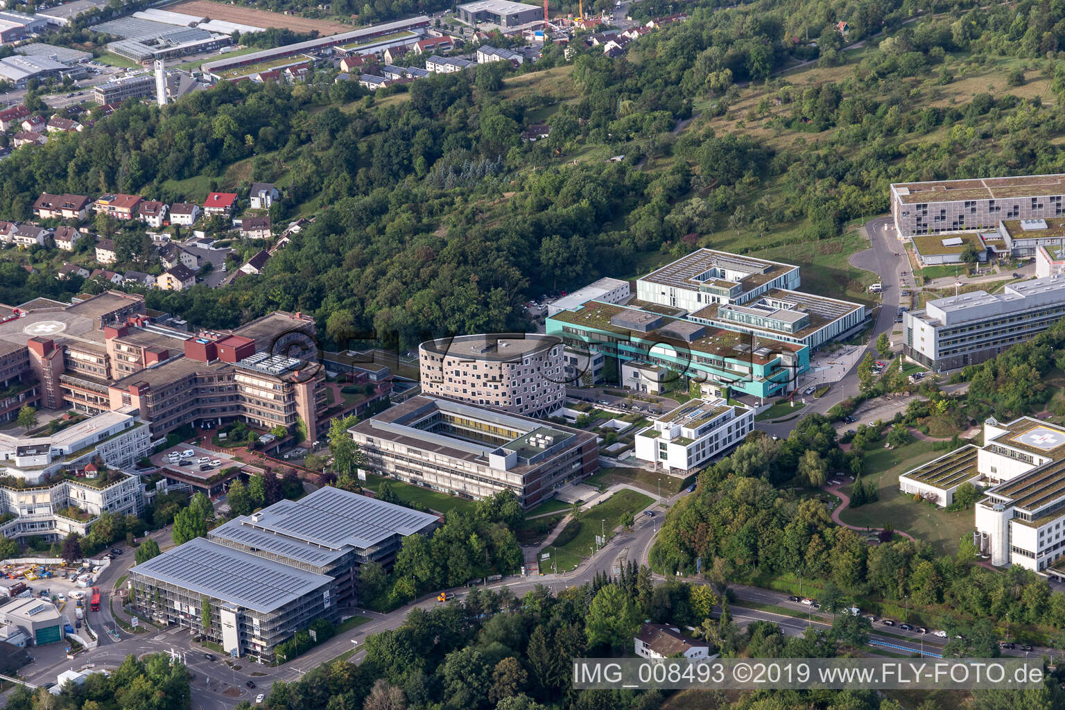 Luftbild von Universitätsklinikum Tübingen im Bundesland Baden-Württemberg, Deutschland