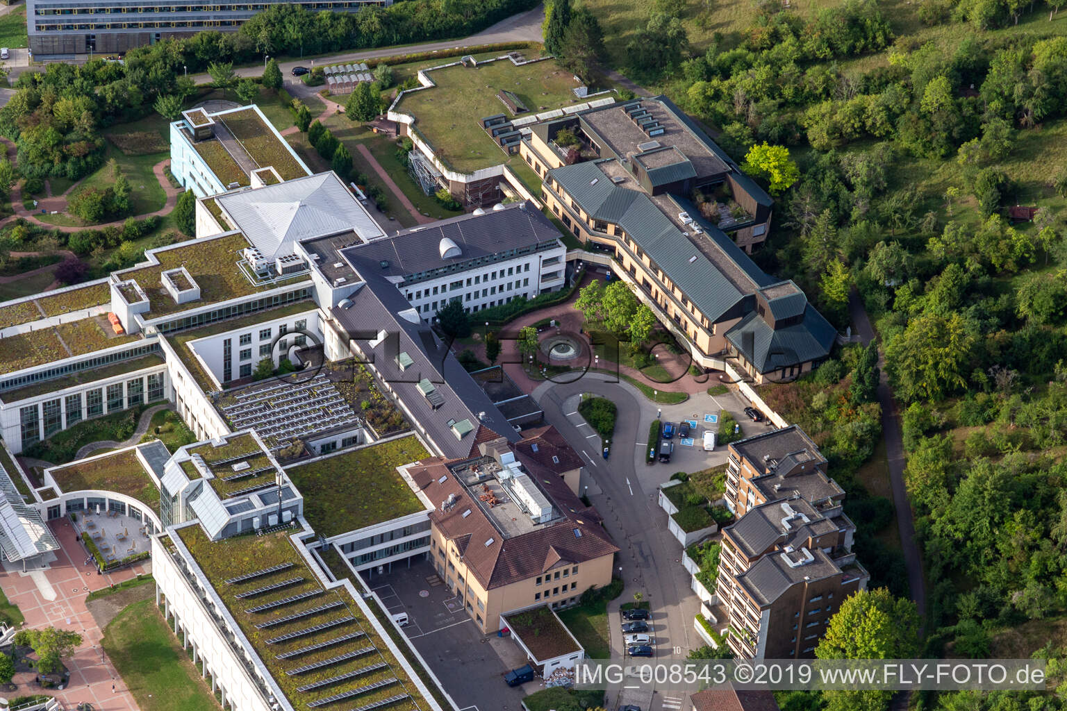 Drohnenbild von BG Unfallklinik Tübingen im Bundesland Baden-Württemberg, Deutschland