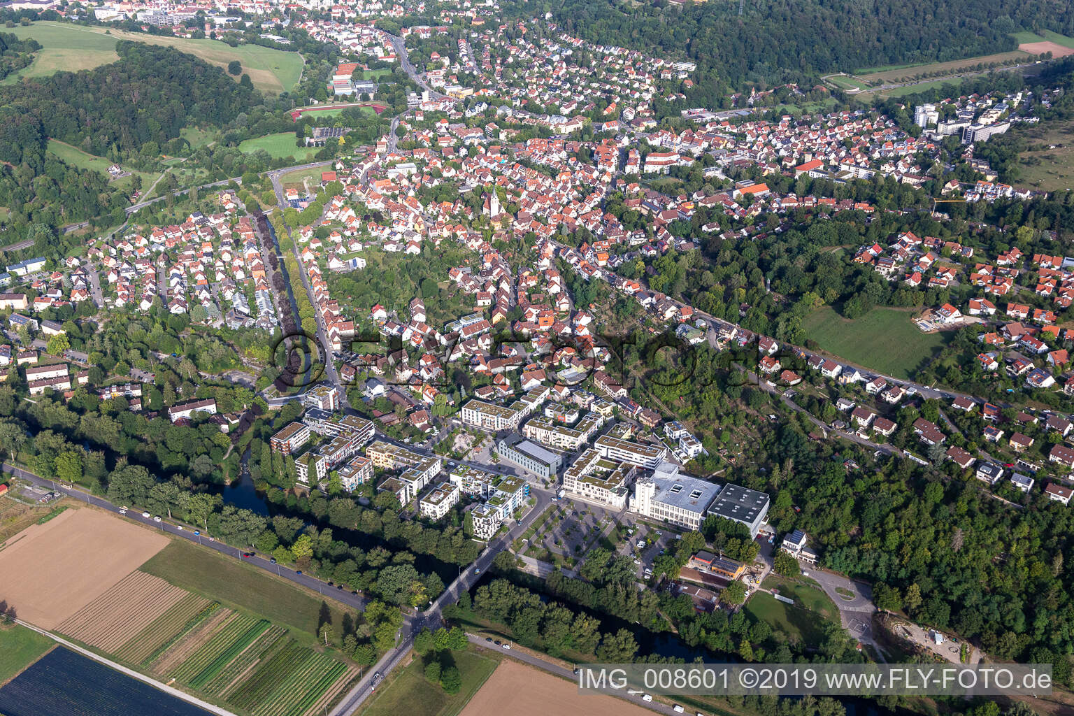 Lustnau in Tübingen im Bundesland Baden-Württemberg, Deutschland