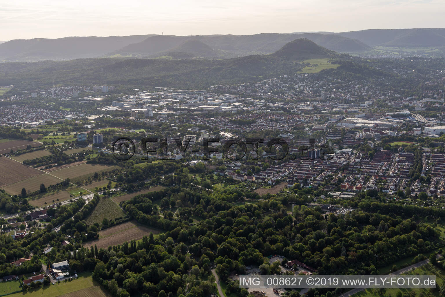 Luftbild von Reutlingen im Bundesland Baden-Württemberg, Deutschland